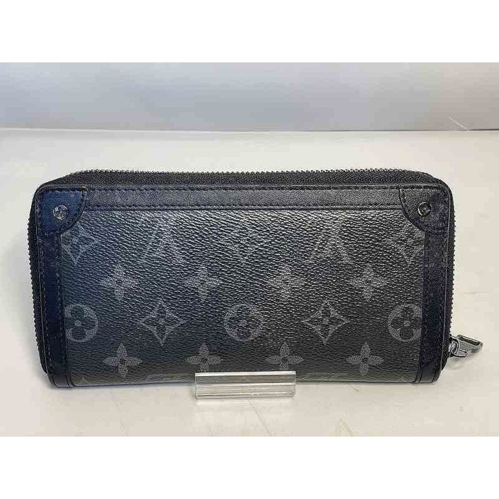 Louis Vuitton Long Wallet Eclipse Black Trunk Zippy Black